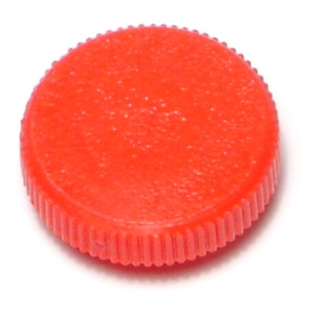 Midwest Fastener 1/4" Red Plastic Round Thumb Screw Knobs 5PK 70913